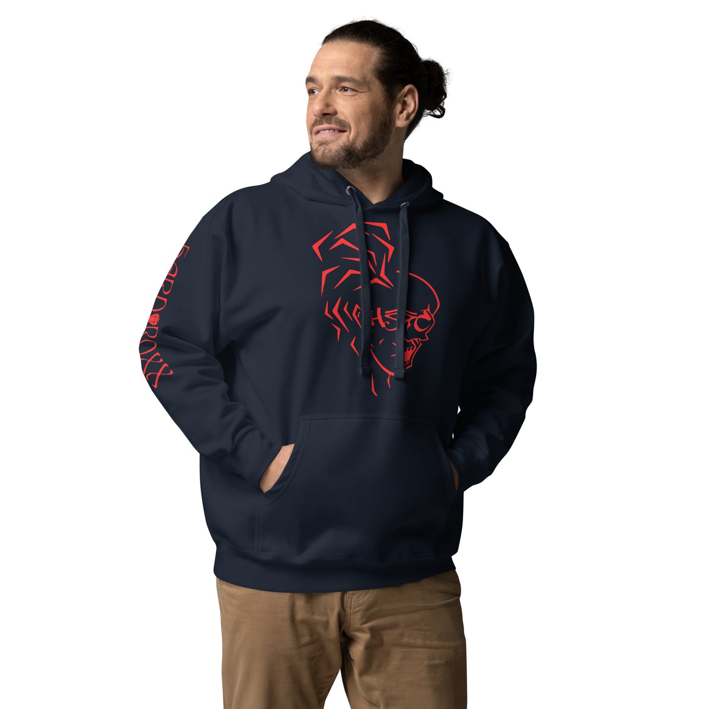 Hardroxx new logo Unisex Hoodie red/blue