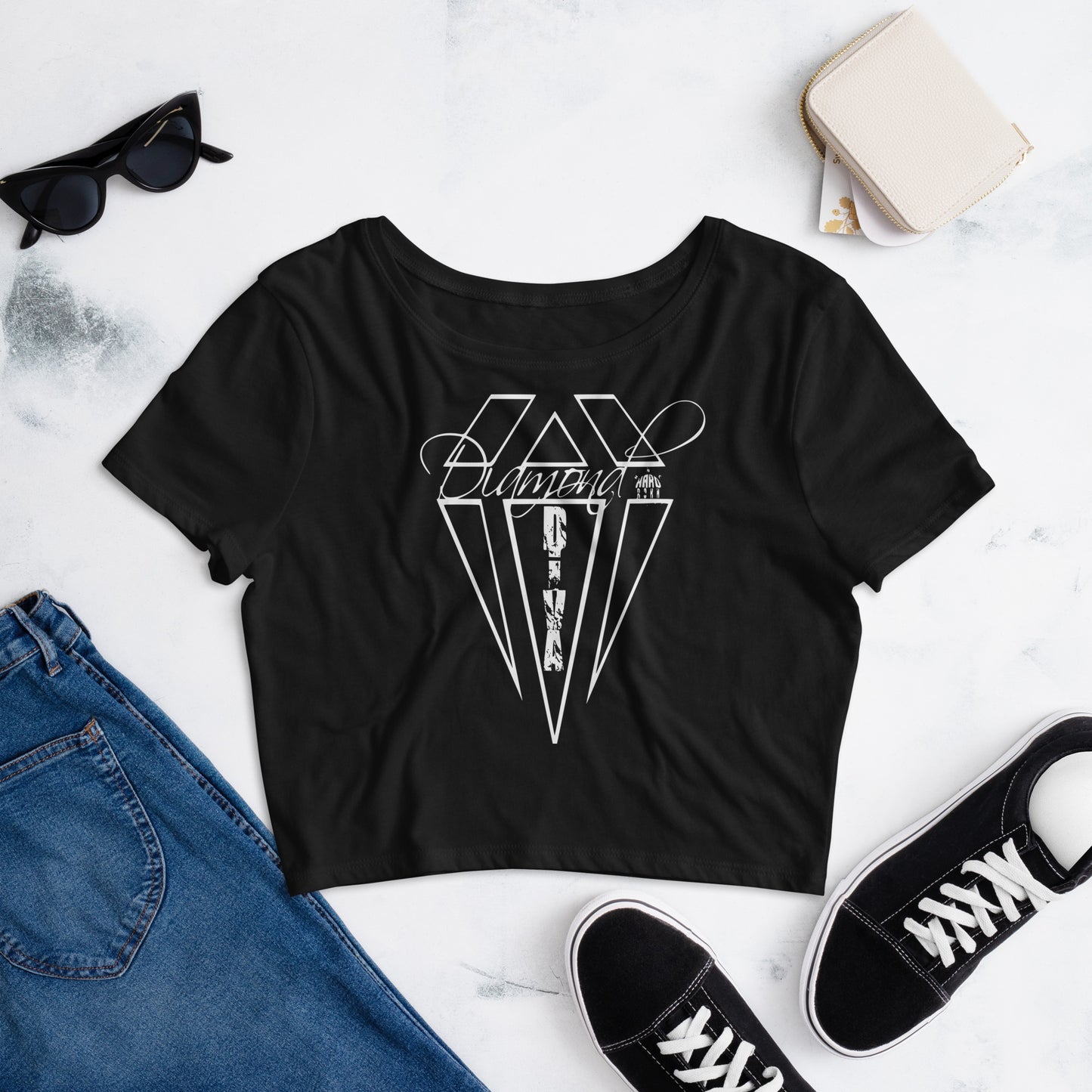 Women’s Hardroxx Diamond Diva Crop Tee