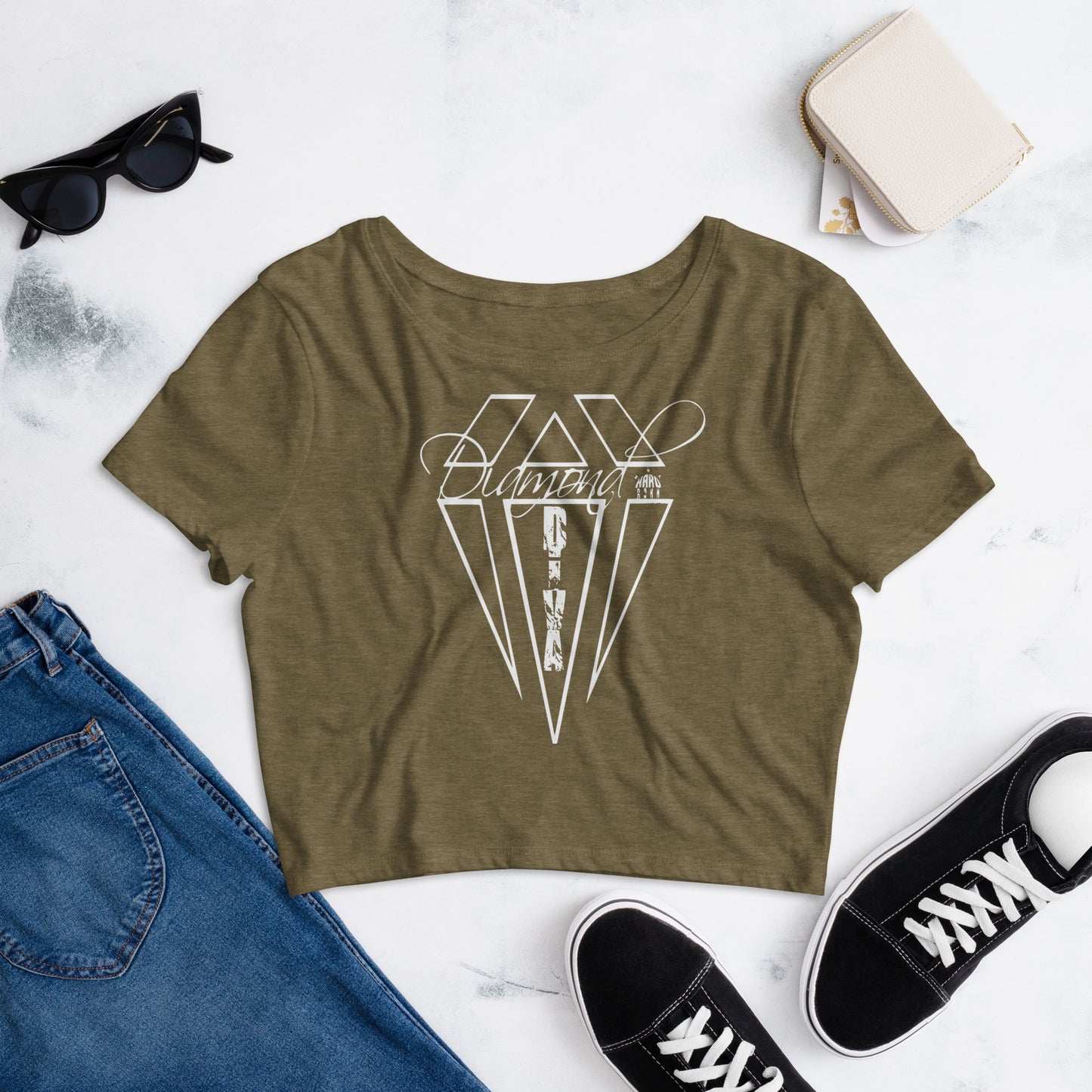 Women’s Hardroxx Diamond Diva Crop Tee